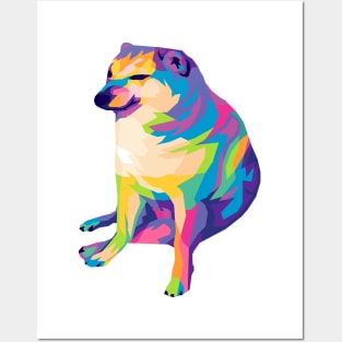 doge meme Posters and Art